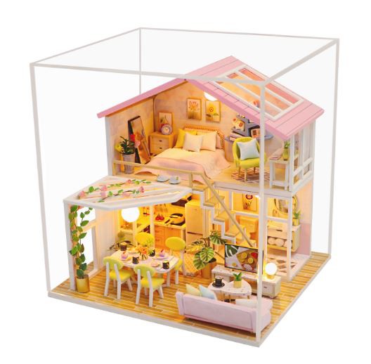 Homemade Wooden Dollhouse