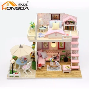 Rompecabezas De Madera 3d Casa De Juguete De Madera Diy