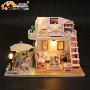 diy casa de muñecas en miniatura tipo loft