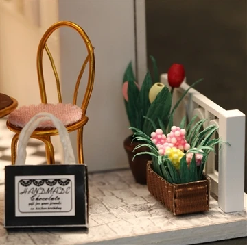 Modelo de bricolaje cabaña distribución en el mercado extranjero